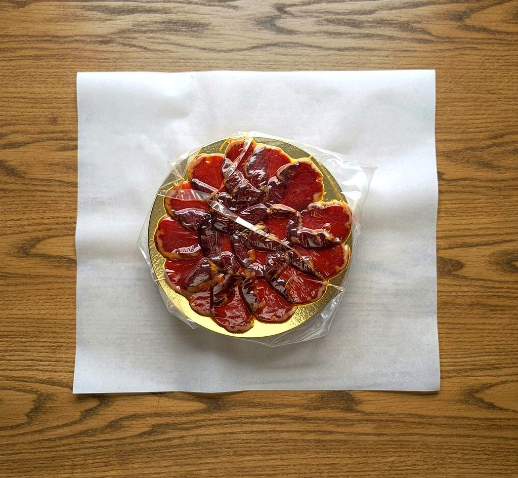 Iberico nugarinės užkandis vytintas 100 g.