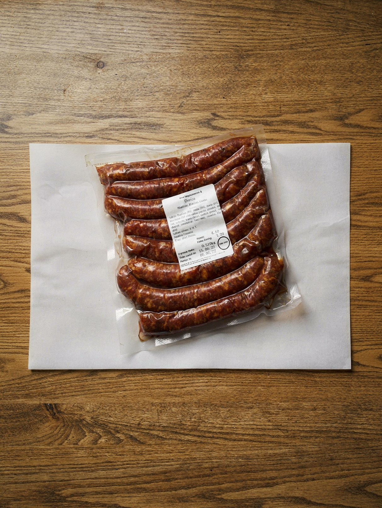 Pikantiškos kiaulienos dešrelės „Chorizo“, 500 g