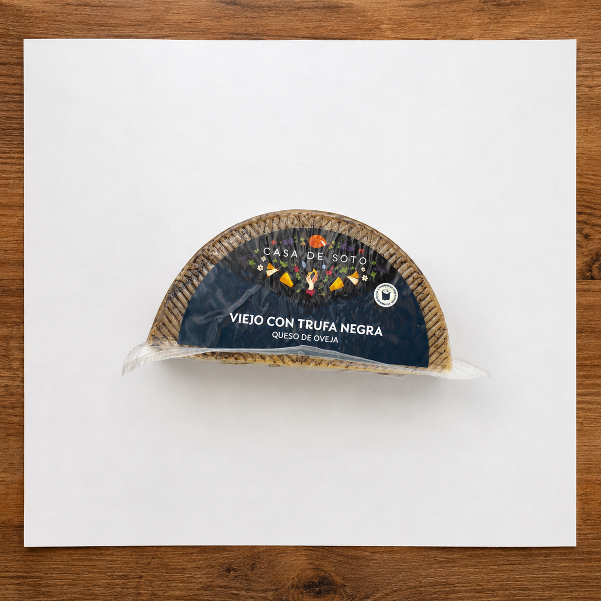 brandintas avienos sūris su juodaisiais trumais ~250 g.