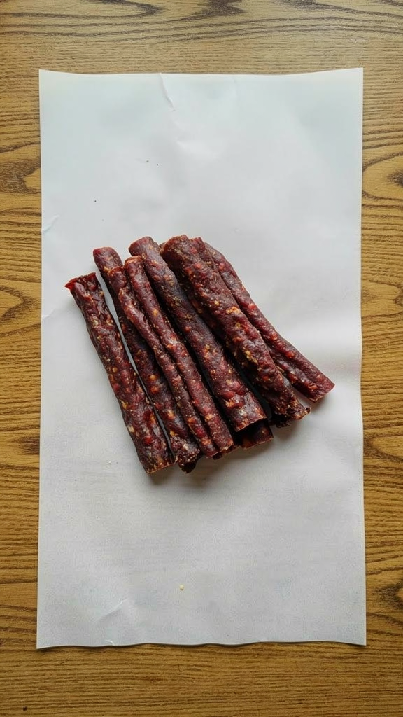 Jautienos lazdelės su juodaisiais pipirais, 100 g