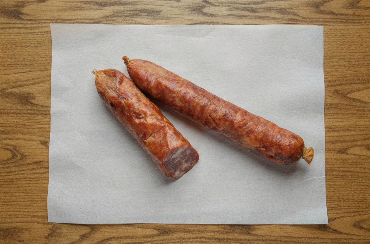 Karšto rūkymo kiaulienos dešrytė, 750 g