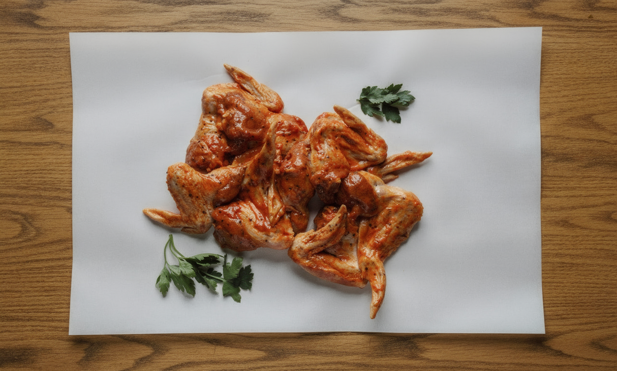 Vištienos sparneliai medaus ir garstyčių marinatas