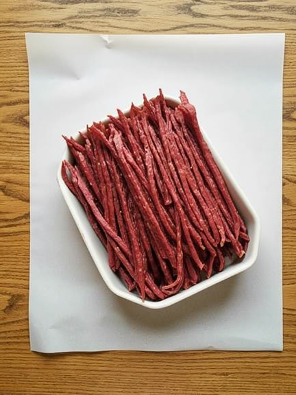 Vytinti kalakutienos šiaudeliai 100 g.