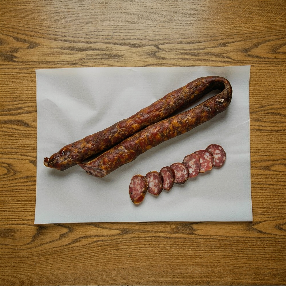 Kiaulienos naminė dešra ~500 g.
