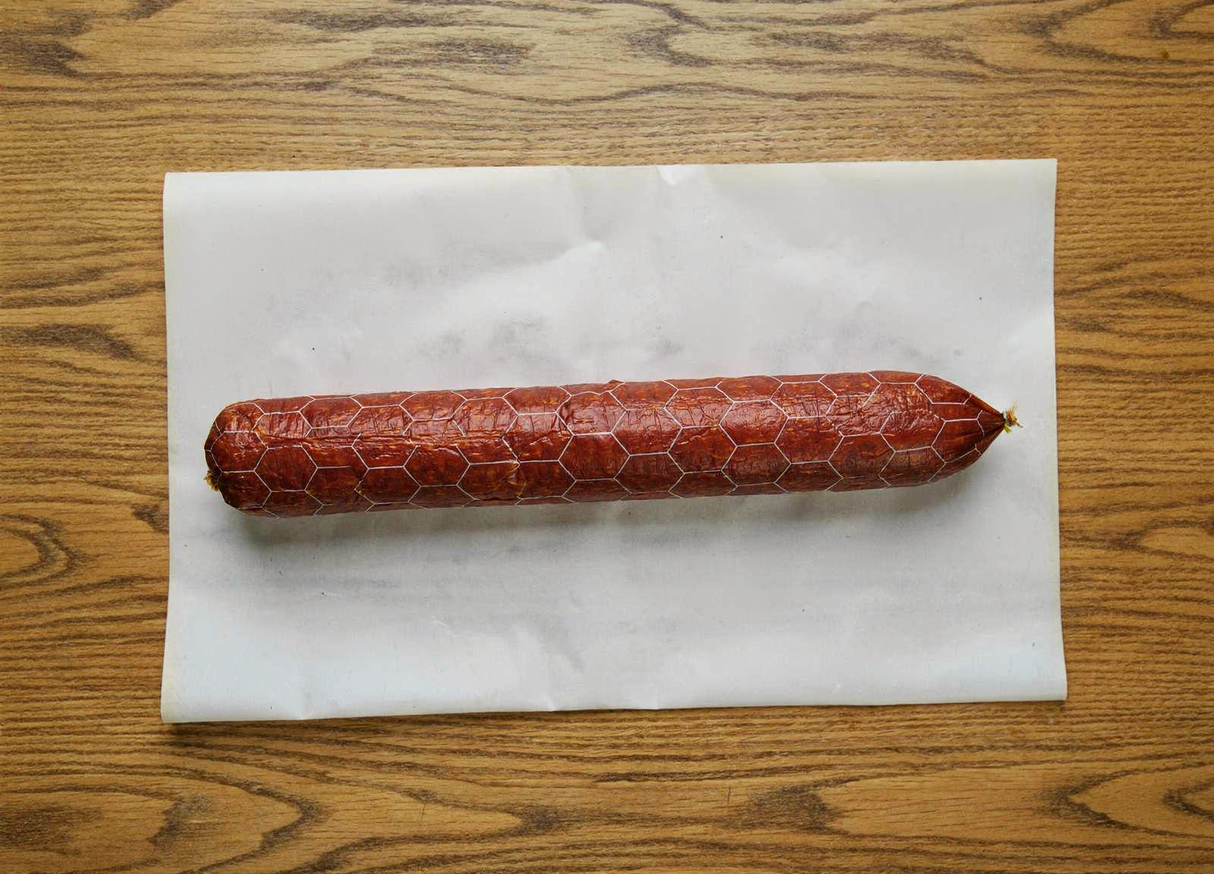 Servelatas šaltai rūkyti, 850 g