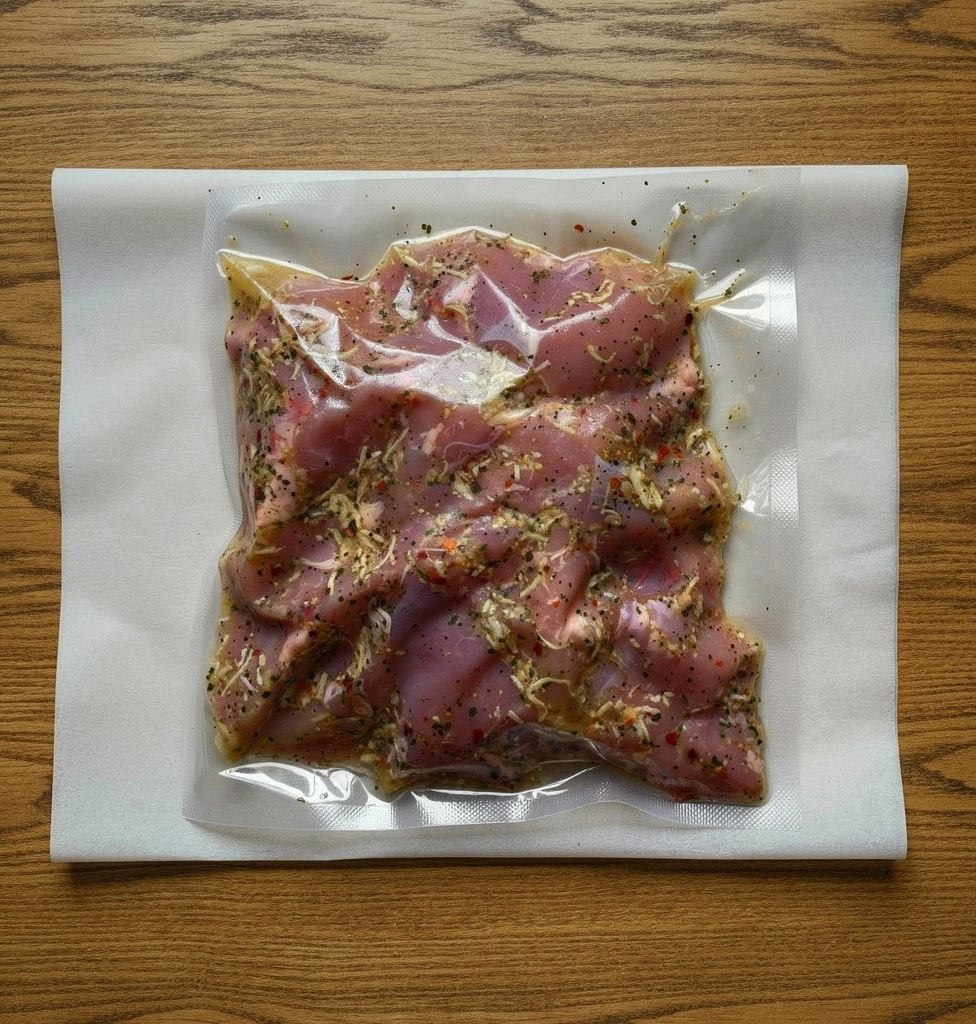 vištienos šlaunelių mėsos šašlykai tradiciniame marinate ~1 kg