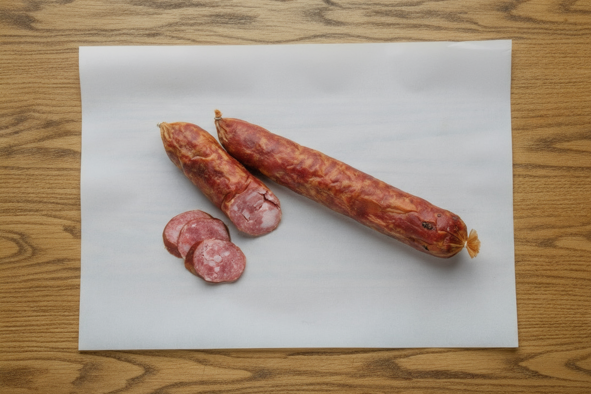 Karšto rūkymo kiaulienos dešrytė, 750 g