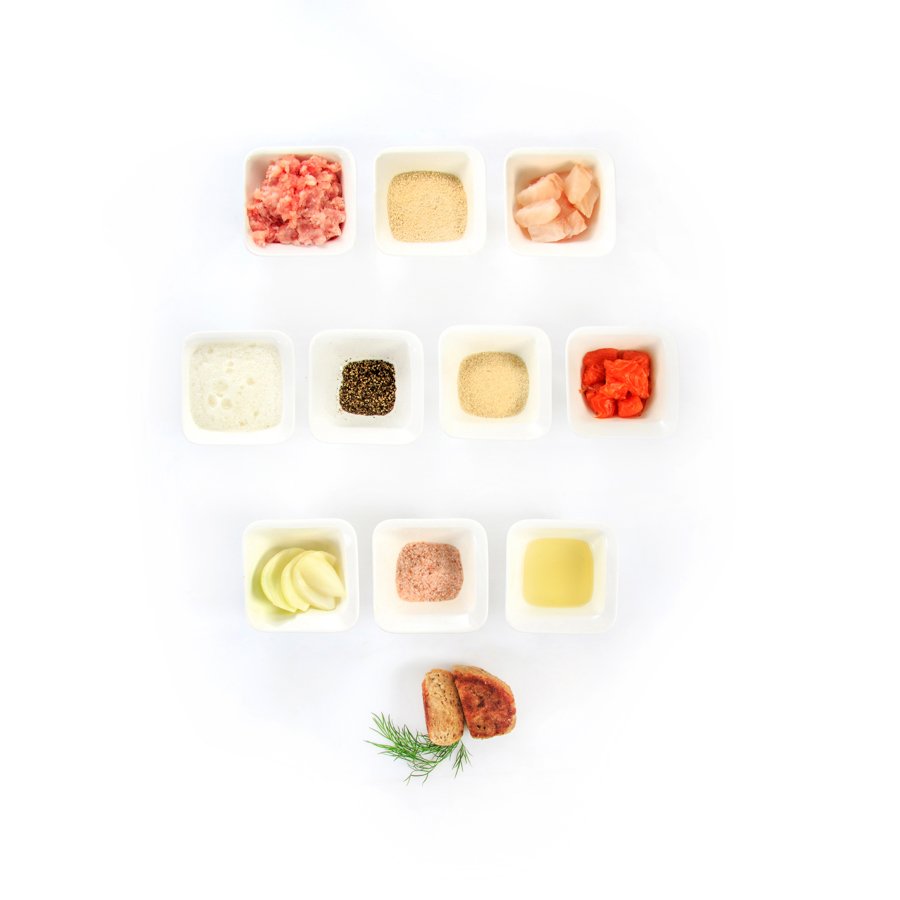 Trijų žuvų kotletas, šaldytas, 4 vnt.2